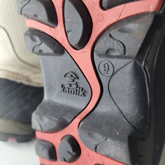 Kamik Winter Boots Womens US Size 9 Red Warm Thinsulate Snow - Picture 6 of 11